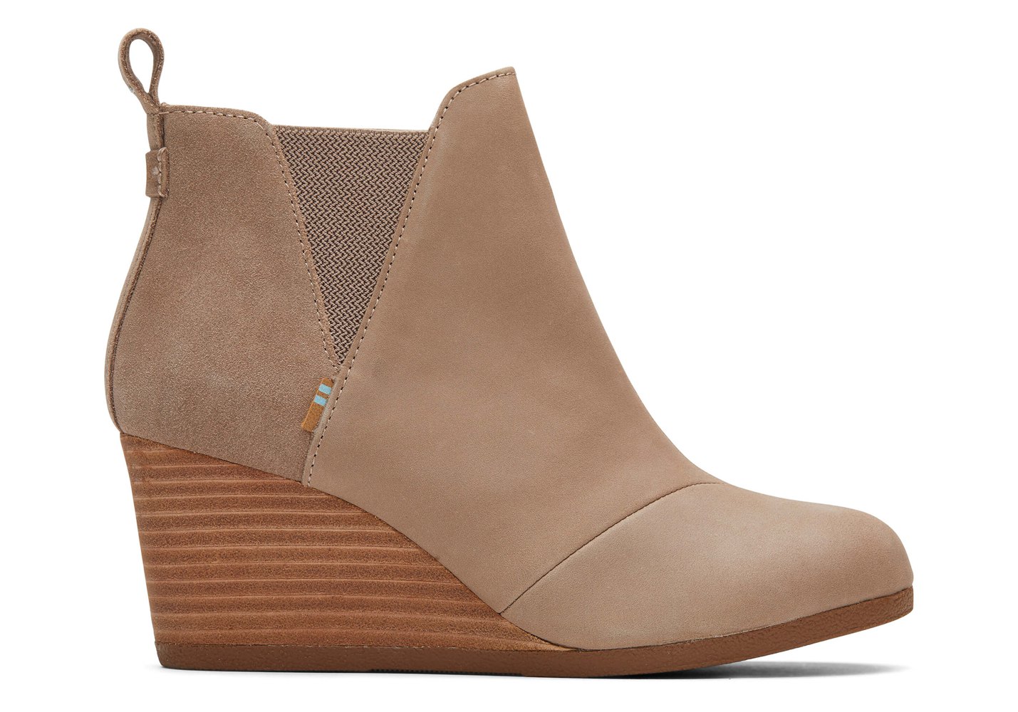 Toms Botki Damskie Brązowe - Kelsey Wedge - 63EUBJPNS